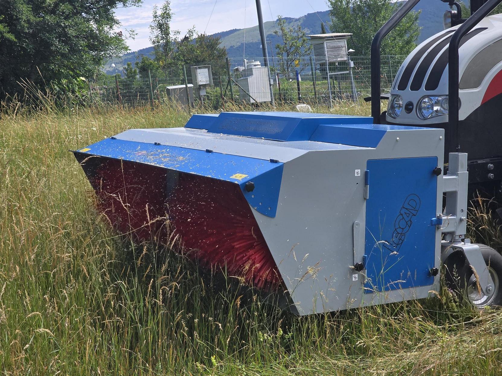 Custom-designed seed harvesting machine
